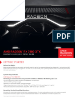 Quick Start Guide Amd Radeon 7900 XTX