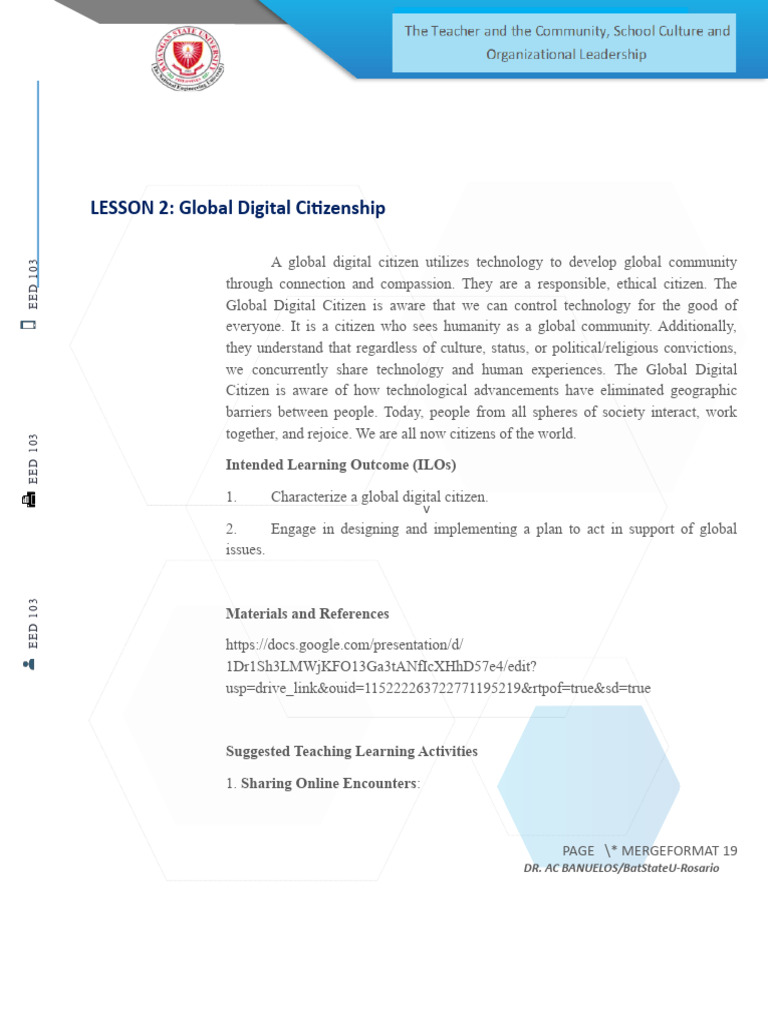 Group 2 LESSON MODULE 1 | PDF | Wellness