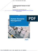 Human Resource Management Version 2 0 2nd Portolese Test Bank Download