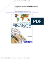 Introduction To Corporate Finance 4th Edition Booth Test Bank Download
