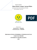 Laporan Praktek Uji Bahan Kelompok 10 Kadar Lumpur Agregat Halus