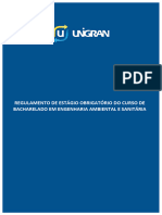 Regulamento de Estágio Obrigatório Do Curso de Bacharelado em Engenharia Ambiental E Sanitária