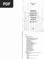 Qualidade na aquisição de materiais e execução de obras