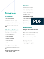Song Booklet English 