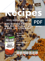 Mrs Rogers BBQ Rub Recipes