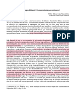 KOHAN - MASSCHELEIN Pedagogo o filosofo Un ejercicio de pensar juntos