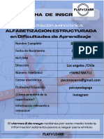 Ficha de Inscripción