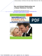 Marriages Families and Intimate Relationships 3rd Edition Williams Sawyer Wahlstrom Test Bank Download