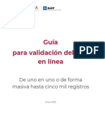 Guía para Validación Del RFC en Línea