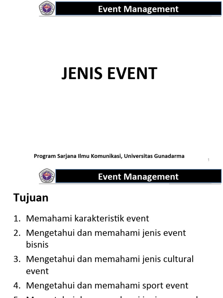 M 2 - Jenis-jenis Event | PDF
