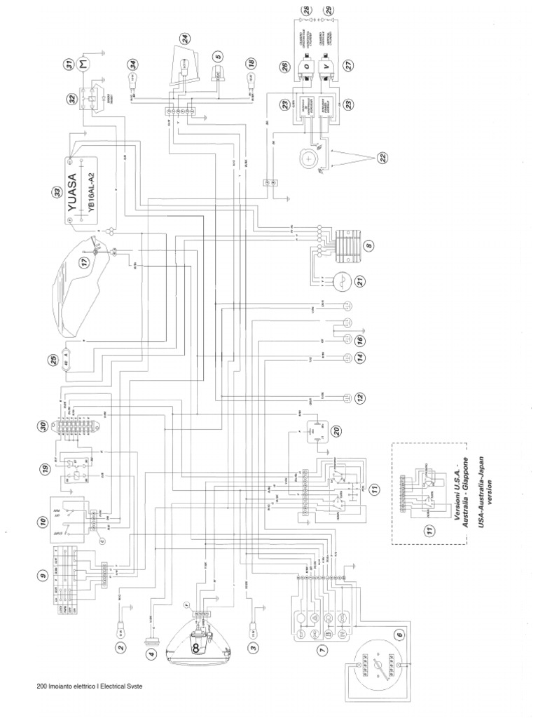 Ducati Monster 600-750 Service Manual Electrico | PDF