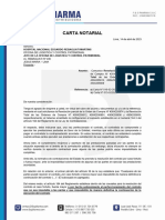 Comunico Resolucion y Requiero Pago Por Prestaciones Parciales