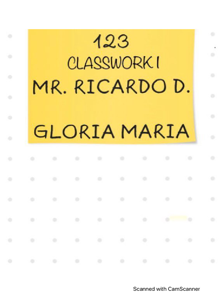 Class work i pdf