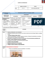 Sesion de Aprendizaje 1 - Matematica