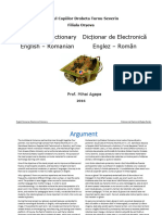 Dictionar Electronica EN-RO - Mihai Agape - Website