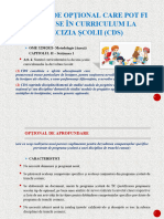 CDS - Tipuri Optional - Proiectare Programa Optional - Merlan Doina Narcisa