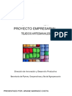 Proyecto Tejidos Artesanales