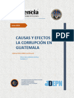 06-2023 Causas y Efectos de La Corrupción en Guatemala (Edi) Con Carátula PDF