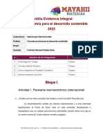 Plantilla Evidencia Integral: Macroeconomía para El Desarrollo Sostenible 2023