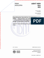 NBR - ISO463 - Especificações Geométricas Dos Produtos