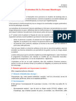 Principales Evaluations de La Personne Handicapée