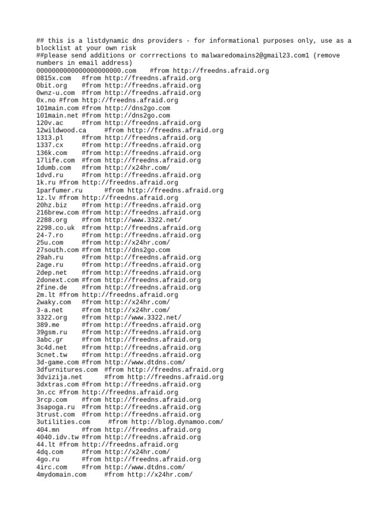 Dynamic DNS | PDF | Computer Networking | Cyberspace