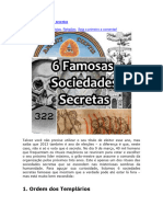 6 Famosas Sociedades Secretas