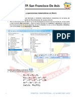 Segunda Semana Electrotecnia Ecuaciones Con Word