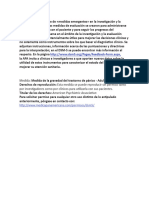 DSM5 MedidasEvaluacion Gravedad Trastorno Panico Adultos