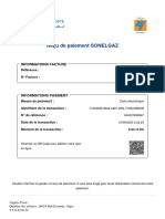 Reçu de Paiement SONELGAZ - 4