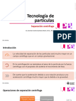 Tecnología de Partículas - Separación Centrífuga - Estudiantes