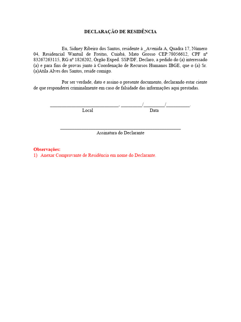 modelo-de-declaracao-de-residencia-pdf