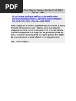 Download Todos Los the Classic Project en Dvd Full by BRAULIO405 SN67758711 doc pdf
