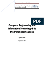 10-Computer Engineering and Information Technology BSC Program Specifications, By-Law 2000