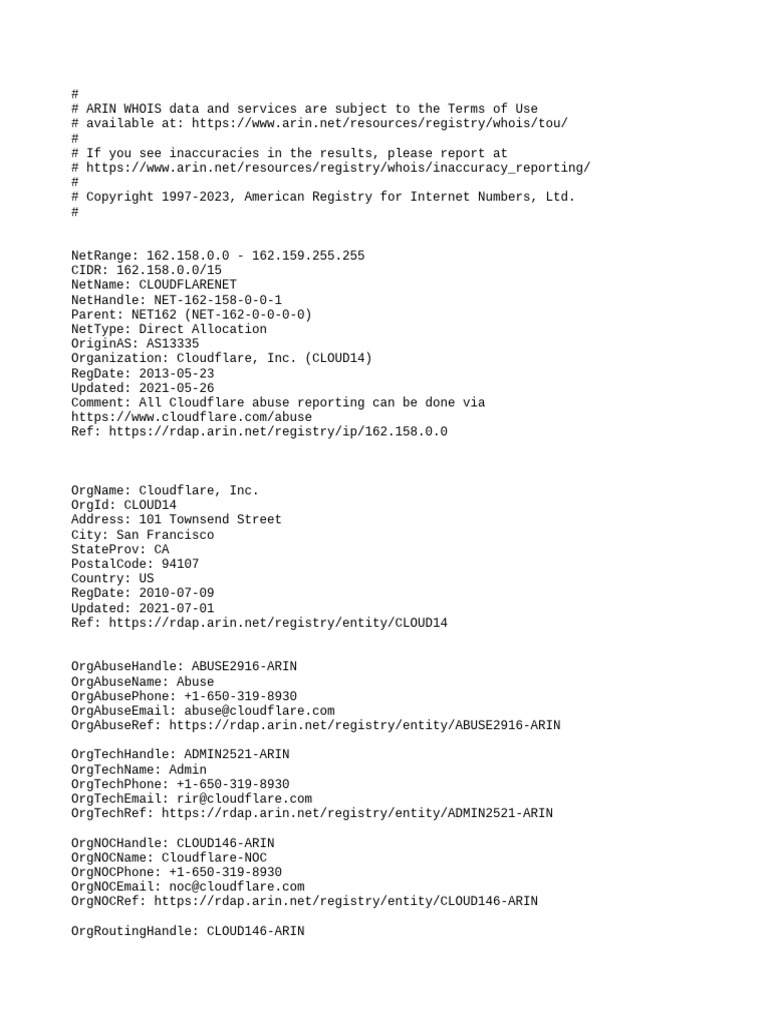 Wois Discord PDF Cyberspace Communications Protocols