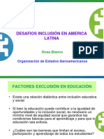 DESAFIOS INCLUSIÓN EN AMERICA LATINA