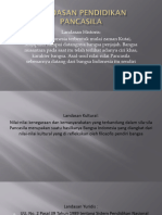 Landasan Pendidikan Pancasila