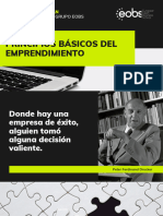 Principios Básicos Del Emprendimiento