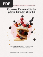 Receitas Doces - Como Fazer Dieta Sem Fazer Dieta