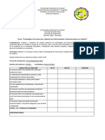 Instrumentos de Evaluación