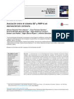 Asociacion Entre El Sistema IGF y PAPP-A en Ateroe
