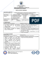 Post Activity Documentation Implementation of The Revised Homeroom Guidance Sy 2021 2022