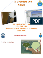 ME-323 Thin Cylinders and Shells (1-4 Lecture)