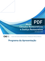 Curso de Mediação Penal, Círculos Restaurativos e Justiça Restaurativa - Slides