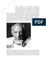 Pablo picasso biografia