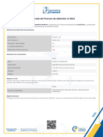 Certificado Del Proceso de Admisión CI 2023