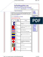 Nautical Signal Flags and Their Meaning