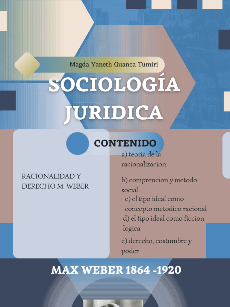 Racionalización y Derecho en Weber | PDF
