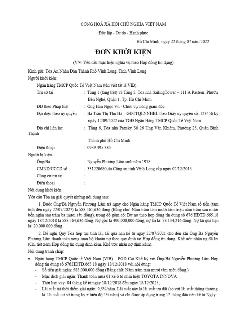 Don Khoi Kien | PDF