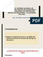 2da. Ley 29664 Del Sistema Nacional de Gestión Del Riesgo de Desastres